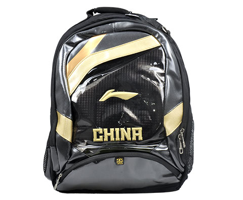 李宁 ABSJ286-1黑色羽毛球双肩背包（中国国家羽毛球队指定装备！）