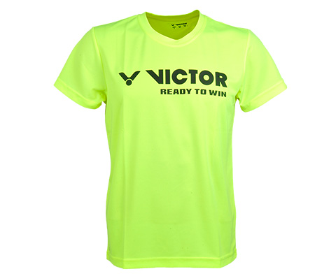 VICTOR胜利T-3016G男款羽毛球针织短袖T恤（单纯粉绿色，清新范走起）