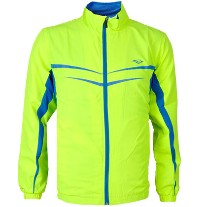 BONNY波力1JCM15099男款荧光绿羽毛球外套（冬季保暖，亮色时尚）