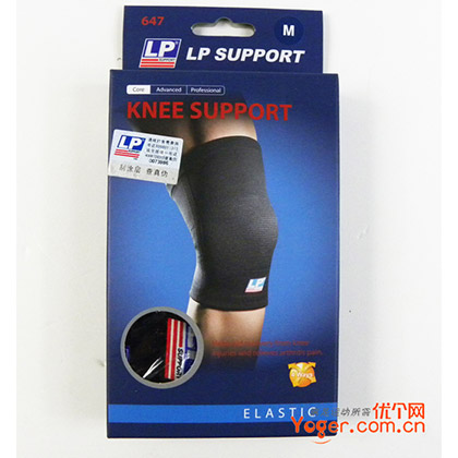 LP欧比 高伸缩型膝部保健护套（护膝） LP647 居家及普通运动防护