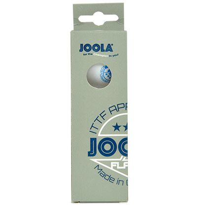 优拉JOOLA 40+无缝新材料三星乒乓球（3只装）新材料 无缝塑料球