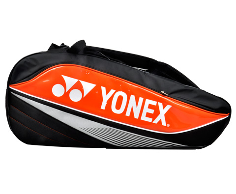 YONEX尤尼克斯BAG7526EX-005六支装橙黑色羽毛球包