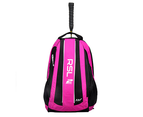 RSL亚狮龙RB-922玫红色羽毛球双肩背包（性能强大，运动旅游兼用！）
