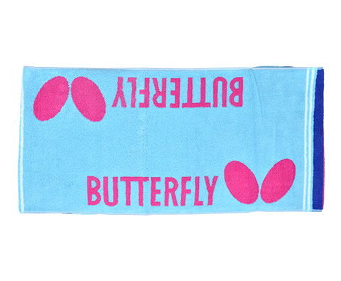 蝴蝶Butterfly WTT-6000-03 乒乓球蓝色汗巾