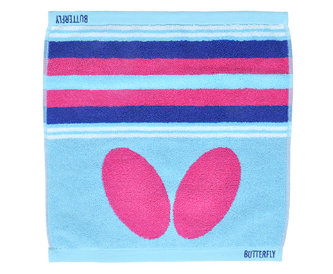 蝴蝶Butterfly WTT-6100-03 乒乓球蓝色小汗巾