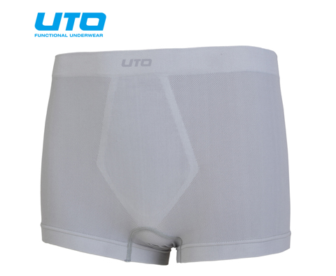 悠途UTO （952101)tactel速干男式平角裤两条装 浅灰色