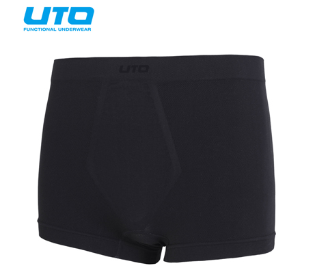 悠途UTO （952101)tactel速干男式平角裤两条装 黑色