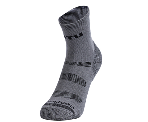 悠途UTO（951105）出差旅行袜增强版 男款中灰色