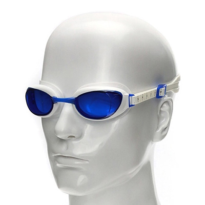 Speedo速比涛大框平光游泳眼镜31300964湖水蓝（高效防渗，尽情畅游）