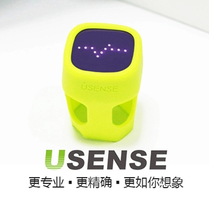 Usense优宝创绿色智能羽毛球拍传感器（智能测速，全新开启！）