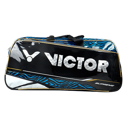 VICTOR胜利BR9602SD-F黑蓝色十二支装矩形羽毛球包（韩国队大赛包）