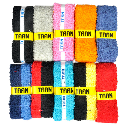 TAAN泰昂TW930毛巾手胶（五条装，颜色随机发售）