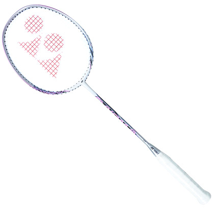 YONEX尤尼克斯NR-10/NR10白粉色羽毛球拍(初学者入门之选！)