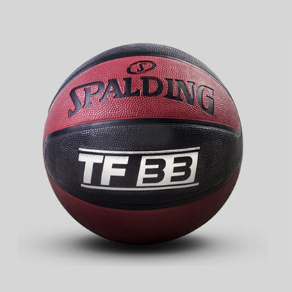 斯伯丁TF-33 橡胶篮球 Spalding 篮球73-832Y 经典6号球（初学首选）