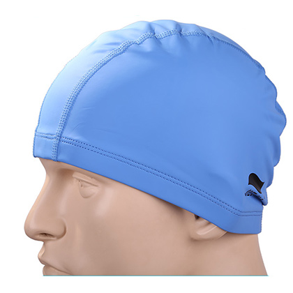 捷佳PSC403天蓝色泳帽（PU涂层材料，超高性价比，游泳必备单品）