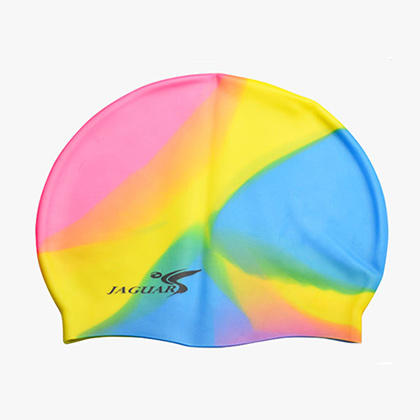 捷佳MC703多彩泳帽（MC系列泳帽，时尚炫色，超低价格，游泳必备单品）