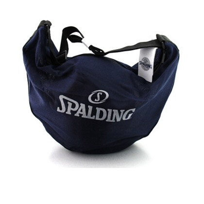 斯伯丁Spalding 30027-11蓝色篮球小腰包（时尚运动休闲，多功能之选）