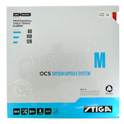 斯帝卡STIGA AIROC-M 氧气单元 乒乓蓝海绵反胶套胶