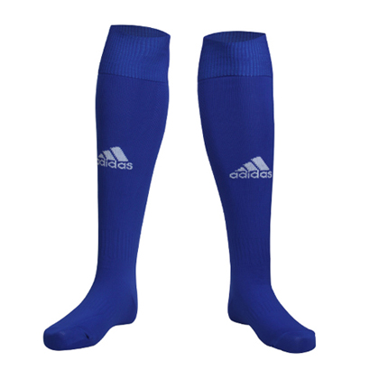 Adidas阿迪达斯 X21398 长筒过膝足球袜 专业训练足球袜 蓝色