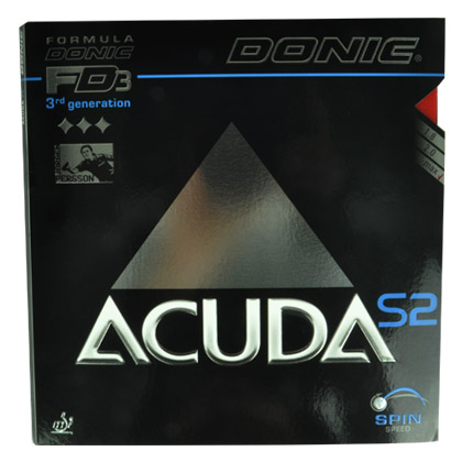 多尼克DONIC ACUDA S2反胶套胶FD3 方程式套胶3代 12082