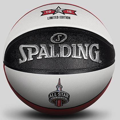 斯伯丁篮球 2016年NBA全明星赛花球 （74-930Y，全明星复刻 PU材质）