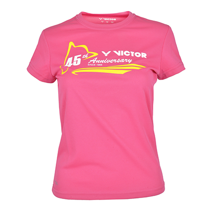 VICTOR胜利威克多T-3121Q女款羽毛球服 粉红色