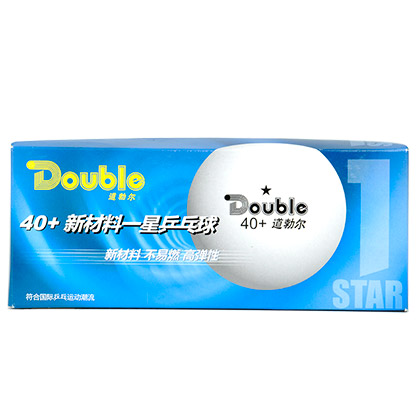 道勃尔 40 新材料一星乒乓球（10只装）