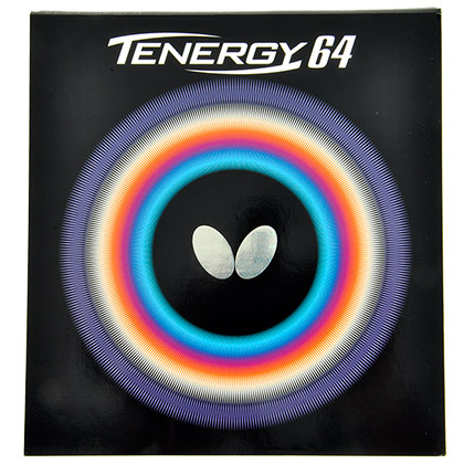 蝴蝶T64反胶套胶05820（TENERGY.64） 张继科的选择 蝴蝶品牌中畅销的高端速度型反胶之一 涩性高速内能 