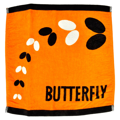 蝴蝶BUTTERFLY乒乓运动汗巾 WTT-8100-06 橙色方汗巾