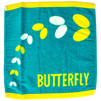 蝴蝶BUTTERFLY乒乓运动汗巾 WTT-8100-04 绿色方汗巾