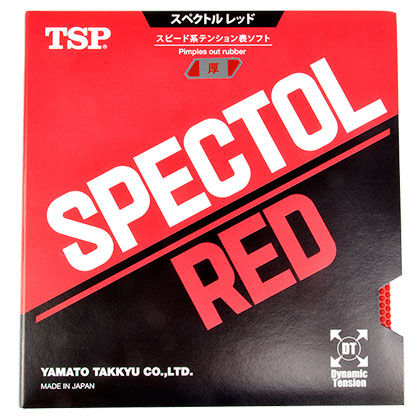 TSP大和乒乓套胶 超攻击 红 SPECTOL RED（20092）内能生胶