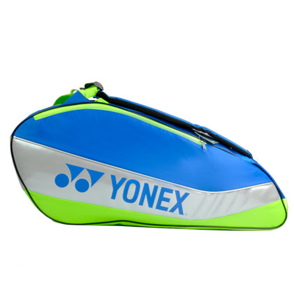 尤尼克斯YONEX羽毛球包 BAG5526EX 六支装球包 蓝/酸橙色 