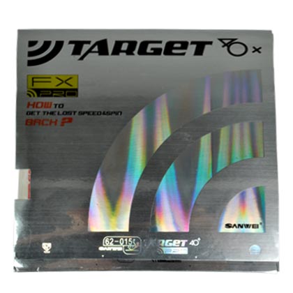 三维乒乓套胶 欧洲版 标靶Target 40+ FX反胶套胶 软弹海绵击出更长弧线