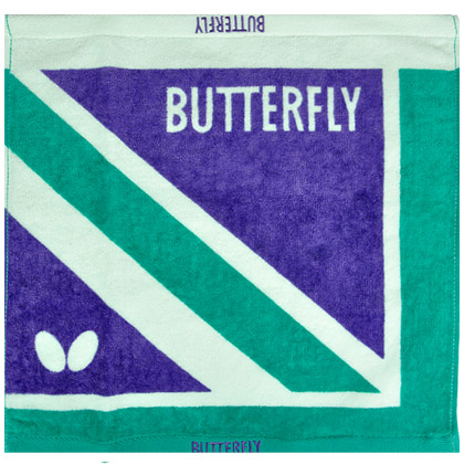 蝴蝶BUTTERFLY运动汗巾 WTT-9100-15 运动毛巾 方巾 紫色