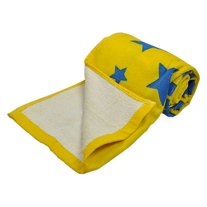 泰昂运动毛巾 SK-12 黄色(100%纯棉，割绒毛巾)