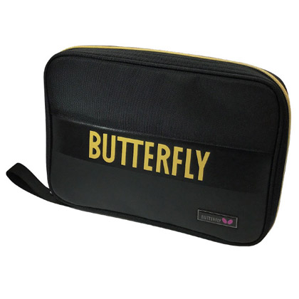蝴蝶BUTTERFLY乒乓球包 TBC-997-11 金色单层方拍套 皮膜面料 时尚质优