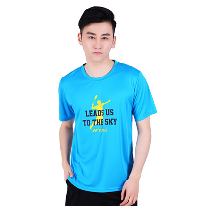 尤尼克斯YONEX 运动T恤115127BCR-576 男款 亮蓝色