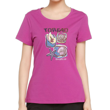 探路者Toread 短袖T恤 TAJE82707-E11X 女式 艳紫
