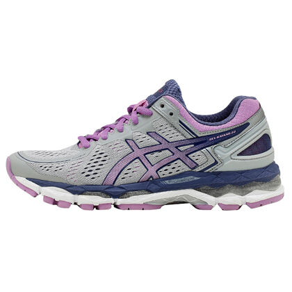 爱世克斯 ASICS亚瑟士 K22 女款跑步鞋 GEL-KAYANO 22 灰色/紫色（热销女神款！）
