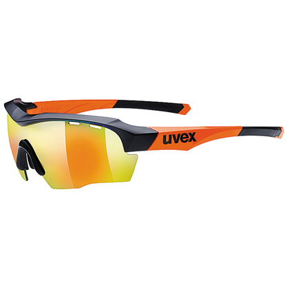 UVEX优维斯 sportstyle 104 运动眼镜 黑橙色亚光（德国原装进口）