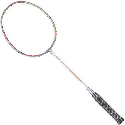 波力羽毛球拍 闪电33 LIGHTNING33 全碳碳纤维，比金属铝合金更好用（酷炫闪亮，精选入门拍）