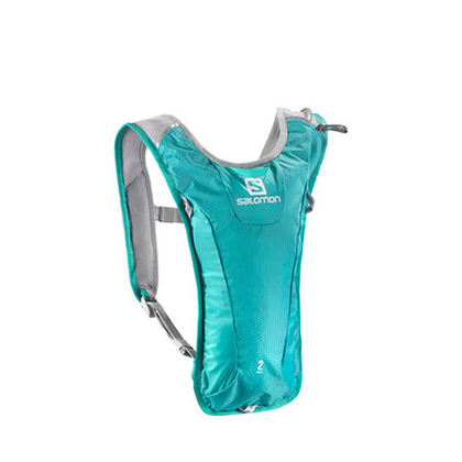 萨洛蒙Salomon 男女款户外越野跑背包 配1.5L水袋 AGILE 2 SET 水鸭绿