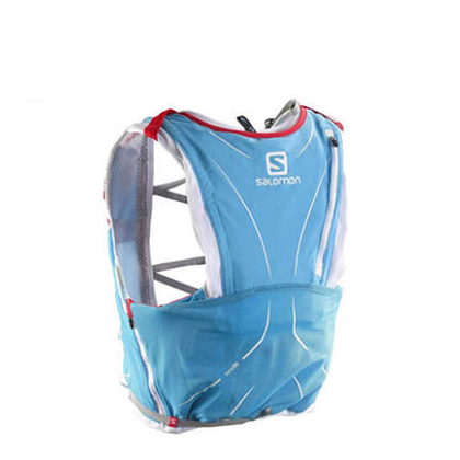 萨洛蒙Salomon 跑步水袋背包背心大容量 S-Lab Adv Skin3 12Set 天际蓝