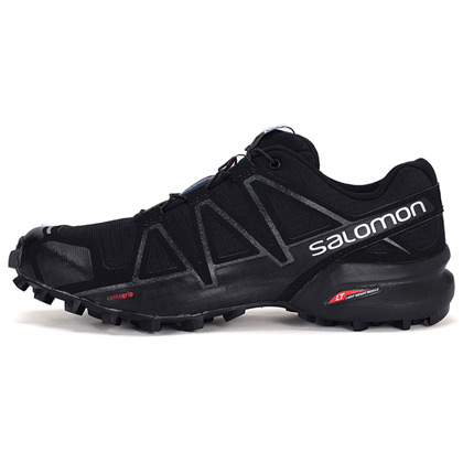 SALOMON萨洛蒙 SPEEDCROSS 4 越野跑鞋 男 383130 黑色（强劲抓地，舒适贴合）