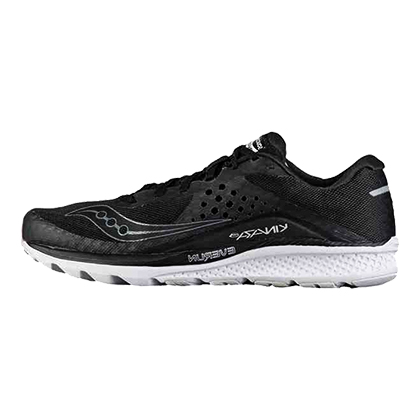 Saucony圣康尼跑鞋kinvara8男款跑鞋S20356-5 黑色（独特科技，越跑越舒适）