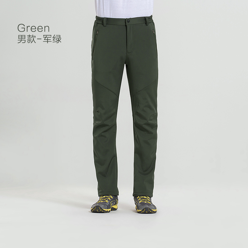 HEATOO2018新款户外软壳裤男款 军绿色