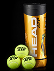 HEAD海德ATP大师赛官方用球金装版网球(海德黄金球)H570701?