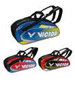 胜利VICTOR羽毛球包 BR9207 6支装 手提包双肩包