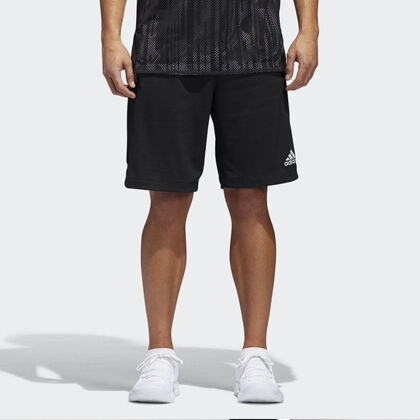 Adidas 阿迪达斯 男款运动短裤 五分裤 CV6750 黑色（速干透气，宽松舒适）