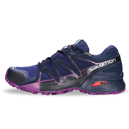 Salomon 萨洛蒙 SPEEDCROSS VARIO 2 GTX W 防水越野跑鞋 女 星光紫（防水透气，稳定支撑）